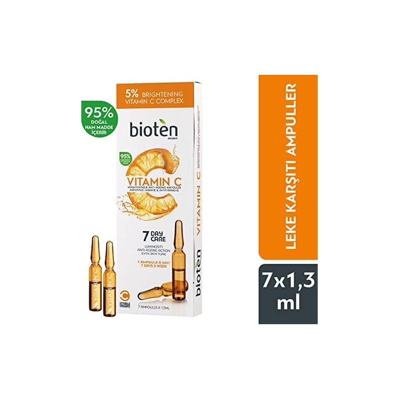 Karokstore Bioten C Vitamini Leke & Yaşlanma Karşıtı Ampuller 7 Günlük Bakım