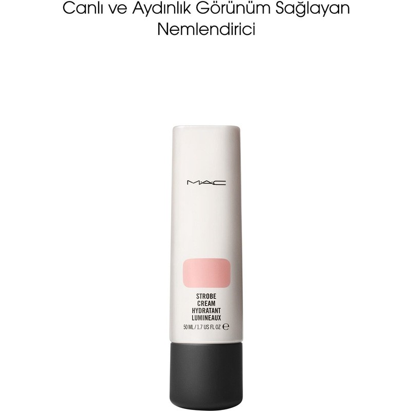 M.A.C Strobe Cream Pinklite 50 ml Vegan Aydınlatıcı Tüm Cilt Tipleri İçin Suya Dayanıklı
