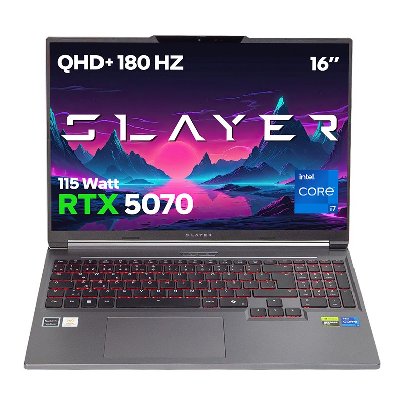 Game Garaj Slayer X7T-5070 C4 Intel Core I7 14650HX 64GB Ram 2tb SSD RTX5070 16" Qhd+ 180Hz IPS Freedos Gaming Laptop - En Uygun Fiyatlarla Piinti'de