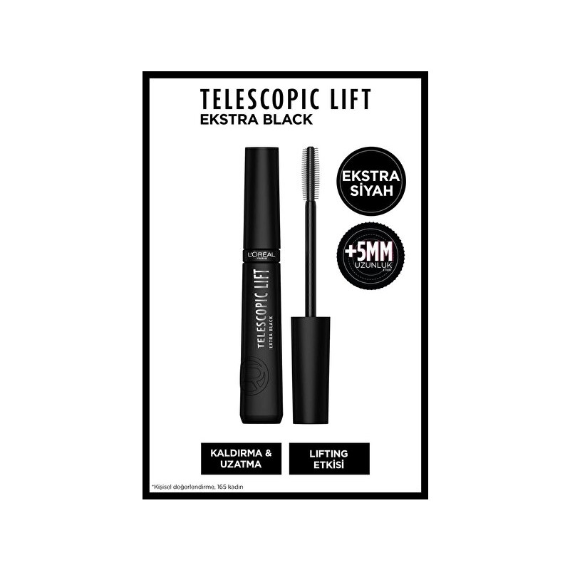 Luua L'oreal Paris Telescopic Lift Extra Black Maskara