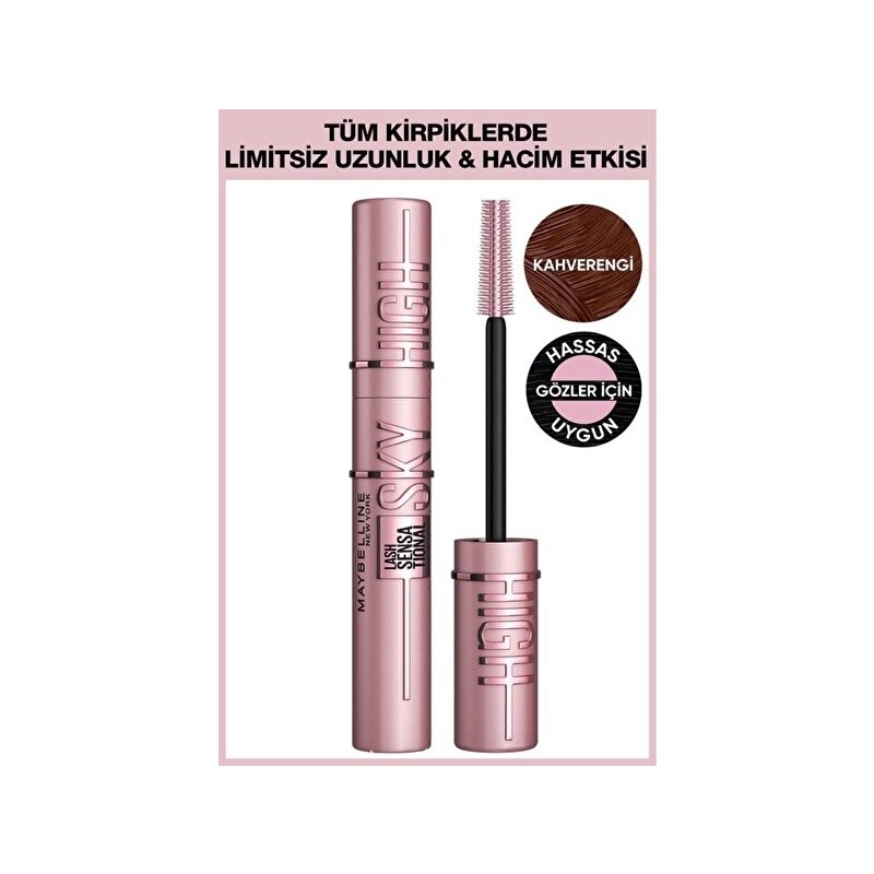 Luua Maybelline New York Lash Sensational Sky High Kahverengi Maskara