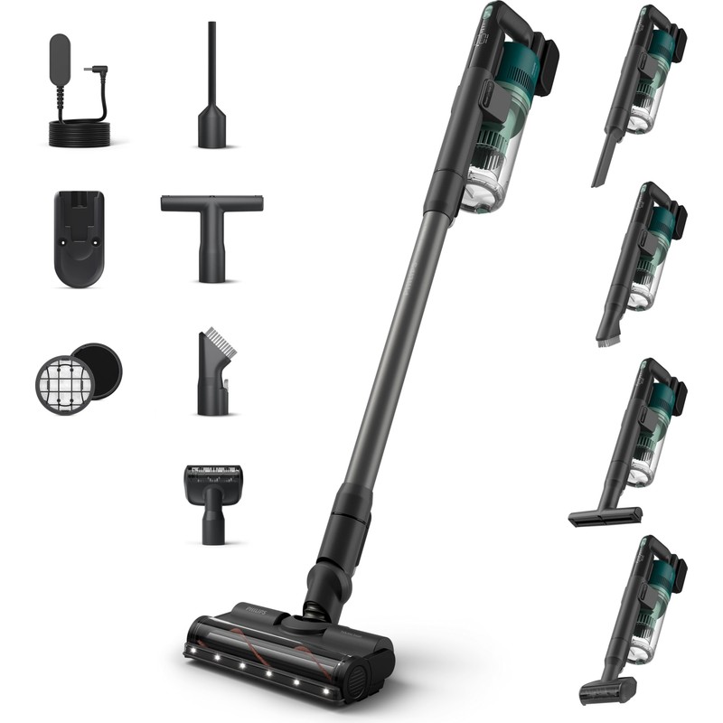 Philips Dikey Şarjlı Süpürge XC6456/10 499-250 Watt Güç Değeri ve Fırça Başlık Tipi ile Etkili Temizlik Kahve Makinesi Hediye HDA150/61 - En Uygun Fiyatlarla Piinti'de