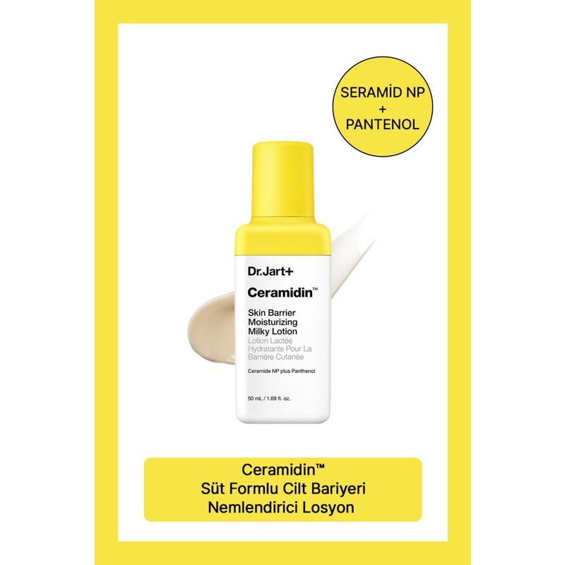 Dr. Jart+ Ceramidin Süt Formlu Cilt Bariyeri Nemlendirici Losyon 50 ml B5 Vitamini ile Etkili Nem 1.7FLOZ
