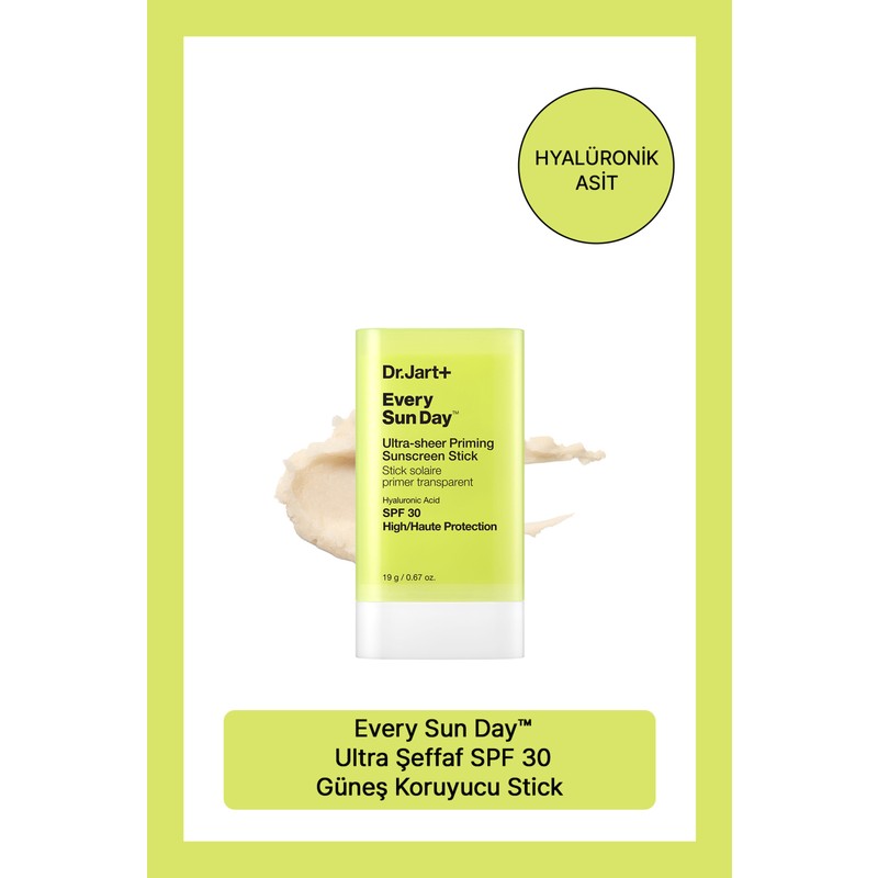 Dr. Jart+ Every Sun Day Ultra Şeffaf SPF 30 Güneş Koruyucu Stick 19GM/.67OZ