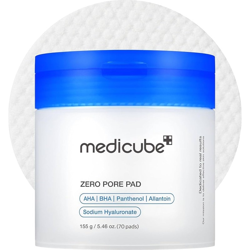 Medicube Zero Pore Pad 70 lı AHA BHA İçerikli Siyah & Beyaz Nokta Karşıtı Yüz Pedi Tüm Cilt Tipleri İçin