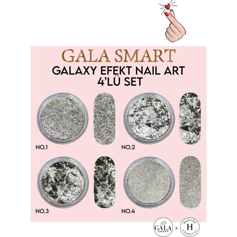 Gala Smart Krom Toz Seti No:galaxy Efekt 4lü Set