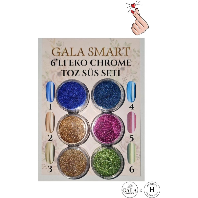 Gala Smart Krom Toz Seti 6lı No:6 Lı Krom Toz Eko Paket