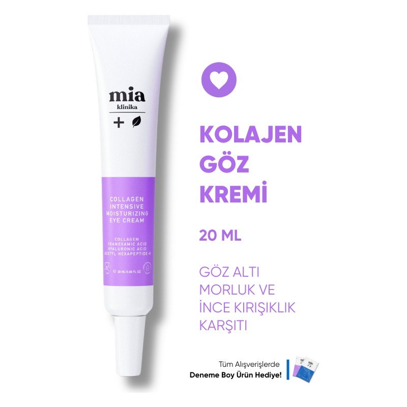 Mia Klinika 20 ml Koyu Leke Görünümü ve İnce Çizgi Görünümünü Azaltan Peptit İçeren Göz Çevresi Bakım