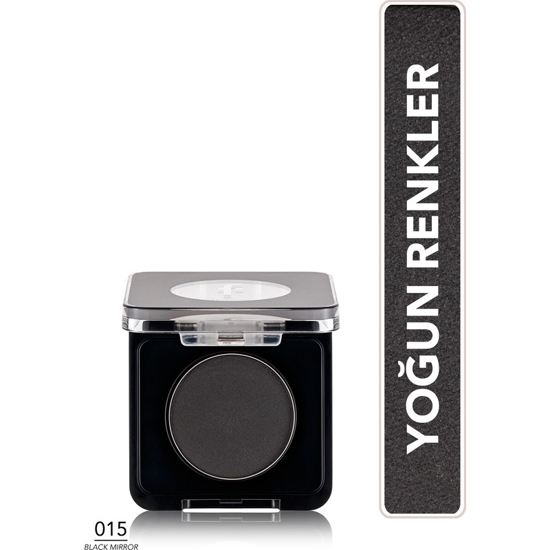 Flormar Mono Yüksek Pigmentli & Doğal Işıltılı Kompakt Göz Farı (015 Black Mirror) 8682536108676