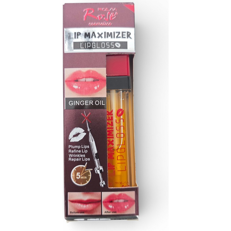 Sudedi Home Lip Maximizer Dudak Parlatıcısı Ginger Oil Şeffaf Lip Gloss