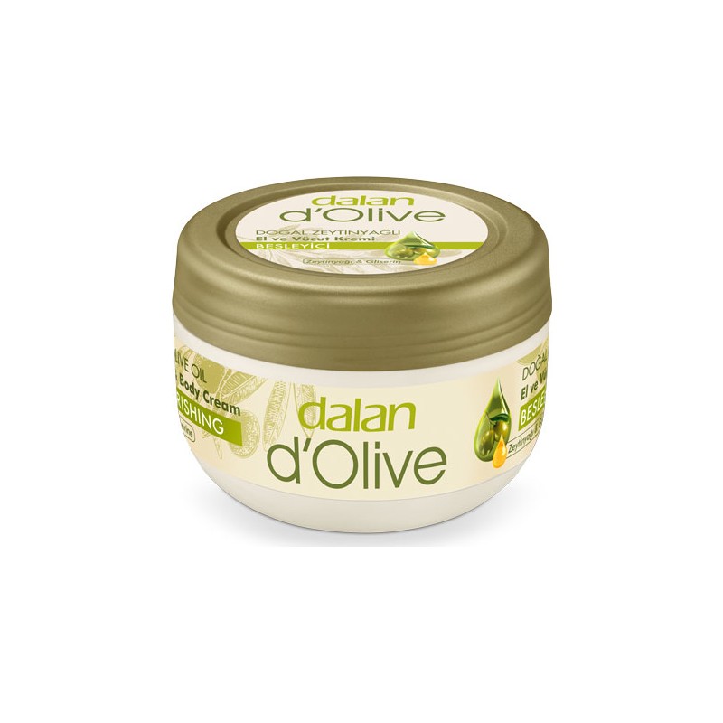 Dalan D'Olive 300 ml Zeytinyağlı Besleyici Krem Doğal İçeriklerle Yoğun Nemlendirme Sunar