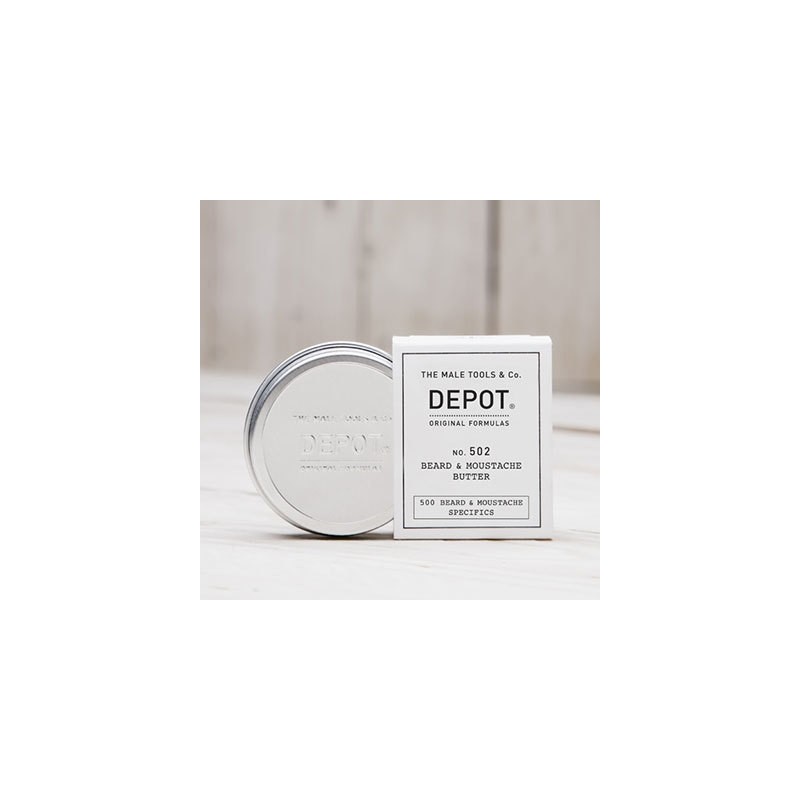 Depot No 502 30ml Sakal Ve Bıyık Yağı Besleyici Yumuşatıcı Özelliği ile Erkek Kullanımına Uygun