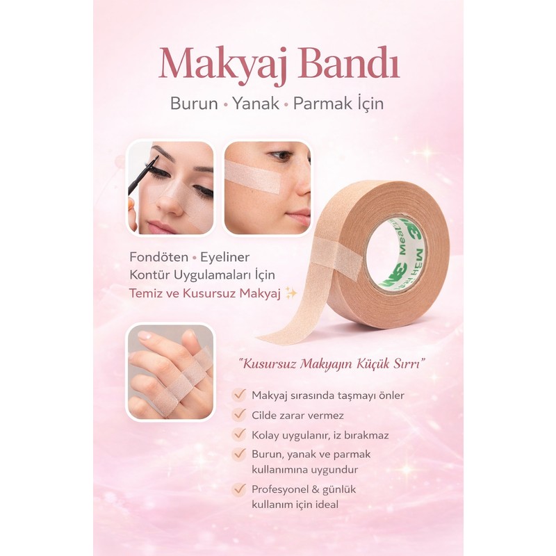 Medilabs Eyeliner Kontür Makyaj Bandı Taşma Önleyici