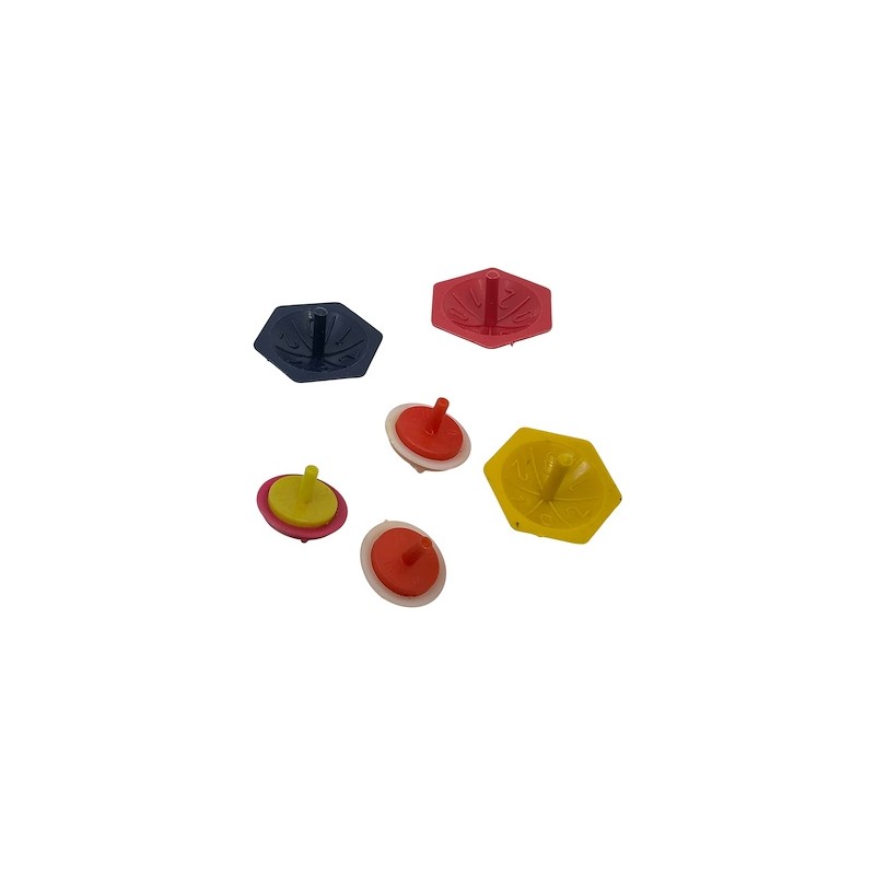 Aile Kileri Mini Fırdöndü Topaç 10LU Nostaljik (Stickerhediyeli)