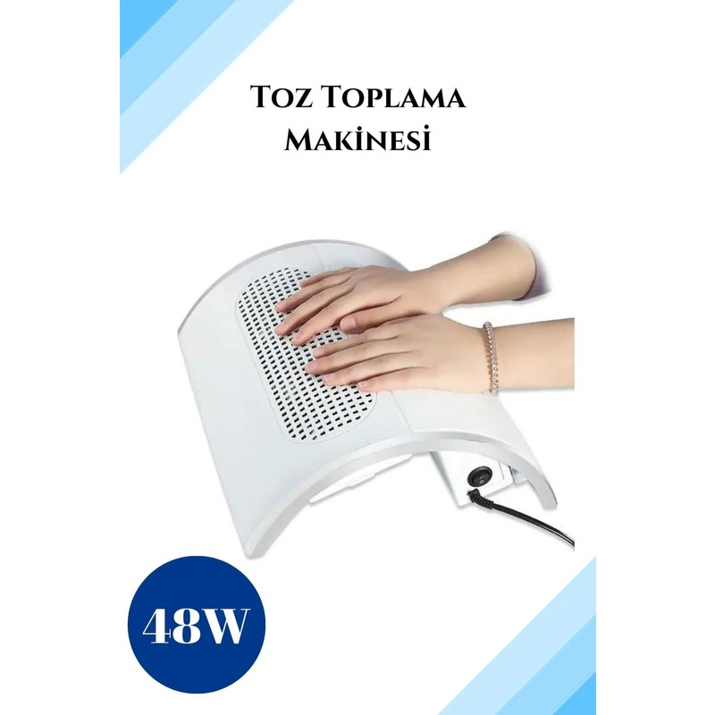 Esdiva Butik Protez Tırnak Toz Toplama Makinesi 3 Motorlu 48 Watt