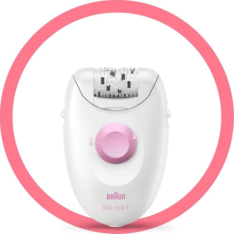 Braun Silk-Épil 1 1176 Kablolu Epilatör Beyaz Renkli Kuru Kullanım İçin Ergonomik Tasarım