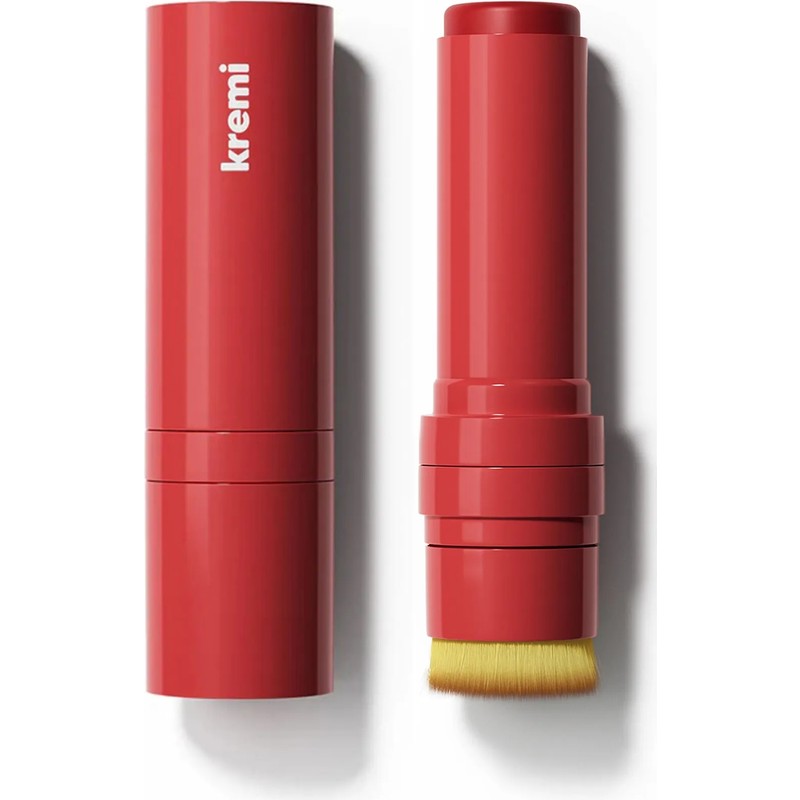 Kremi KISS'N BLUSH | Allık, Ruj, Göz Farı 3'ü 1 arada | Nemlendirici, Makyaj, Makeup | Stick | Seramid, Skualen, Vitamin E
