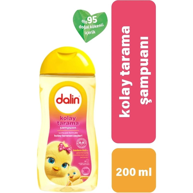 Dalin Badem Özlü Kolay Tarama Şampuan 200 ml