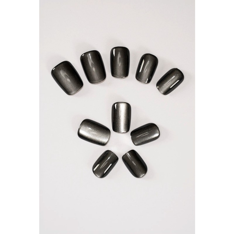 Pop Beauty Takma Tırnak Seti & Zararsız Yapıştırıcı, Cat Eye