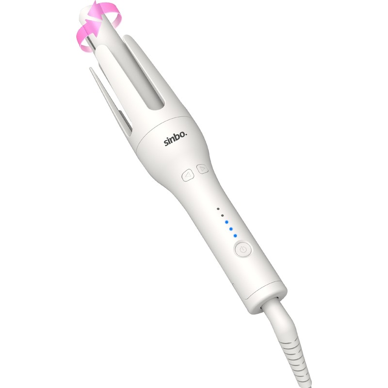 Sinbo SHD-1728 Otomatik Saç Maşası Seramik Kaplama Saç Şekillendirici LED Isı Göstergeli