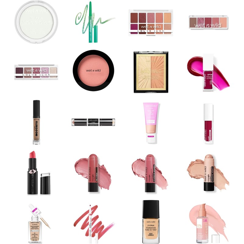 Wet n Wild Barefocus Sabitleyici Pudra Translucent... +19 Parça Makyaj Seti