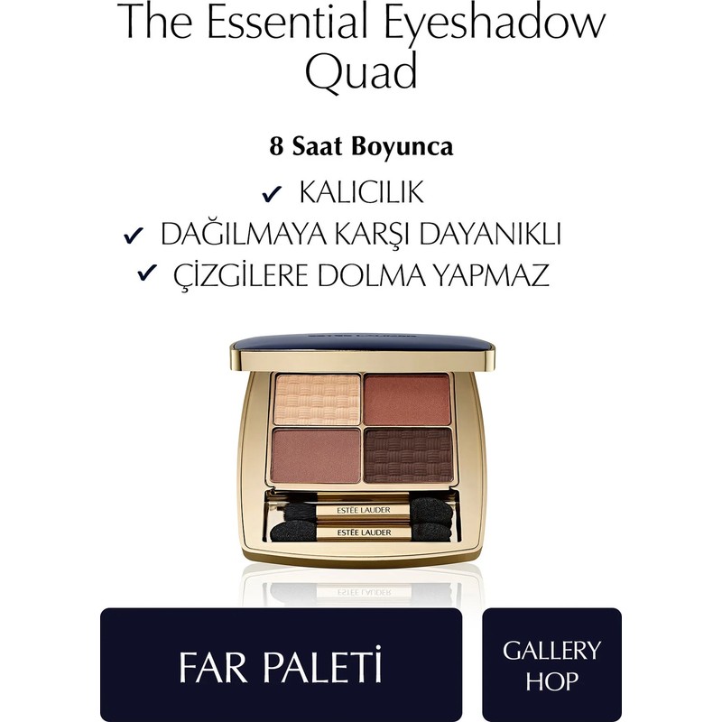 Estee Lauder The Essential Eyeshadow Quad Far Paleti - Renk: Gallery Hop