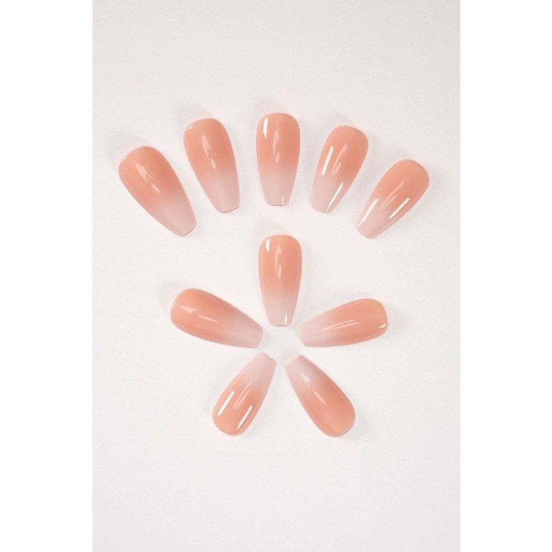 Pop Beauty 28 Adet Takma Tırnak Seti Zararsız Yapıştırıcı ile Hızlı ve Kolay Uygulama