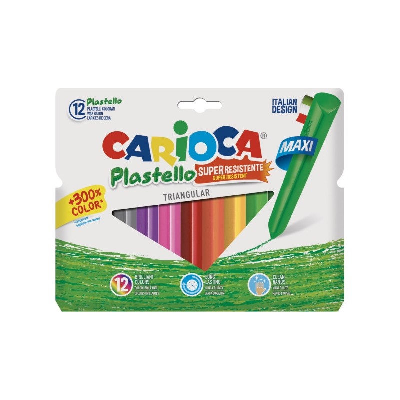 Carioca Plastello Jumbo Üçgen Pastel Boya