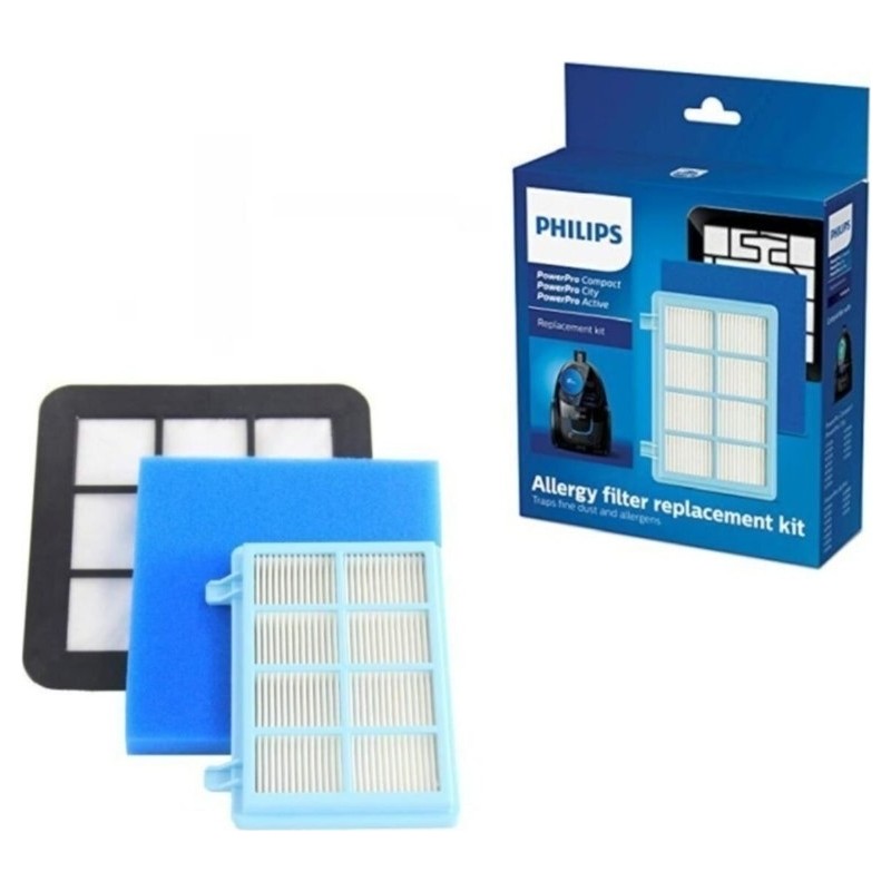 Philips FC9331/07 Powerpro City Orijinal Hepa Filtre Seti Plastik Malzemeli Yüksek Performanslı Aksesuar - Piinti Fiyat Karşılaştırması