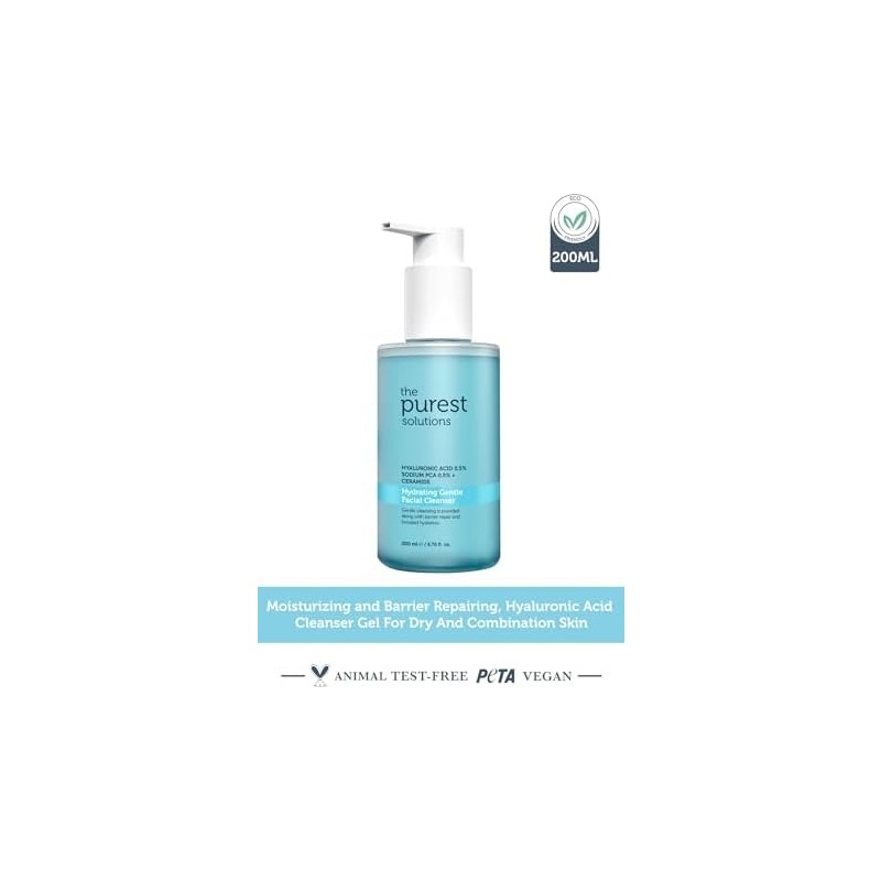 Ne Verelim Size The Purest Solutions Hydrating Gentle Facial Cleanser%0,5 Hyaluronic Acid%0.5 Sodium Pca Ceramide