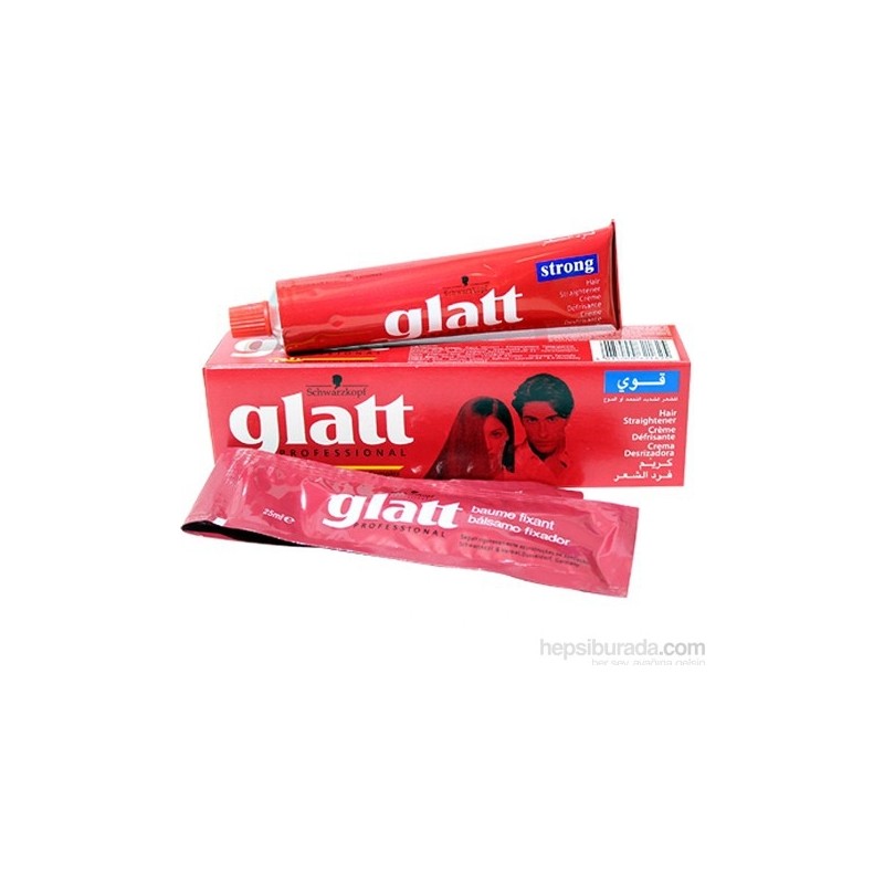 Schwarzkopf Glatt Strong Düzleştirici Saç Düzleştirme Defrizan Krem 82 ml Etkili