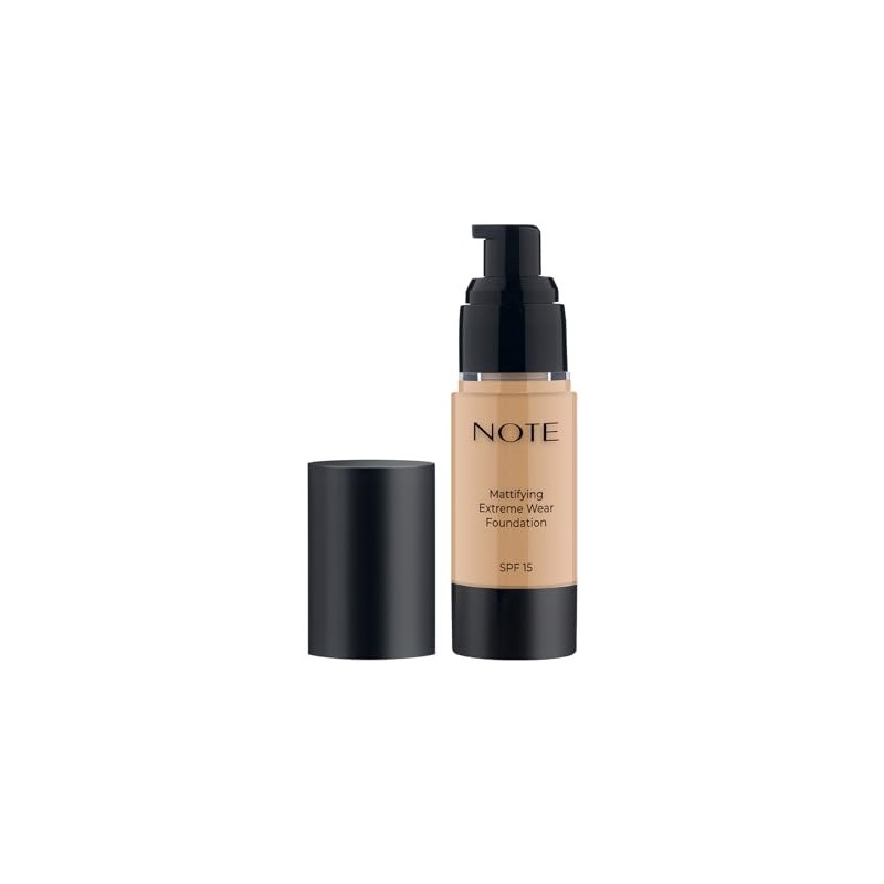 HDY Store Note Cosmetics Mattifying Extreme Wear 03 Medium Beige Mat Bitişli Spf 15 Kapatıcı Fondöten