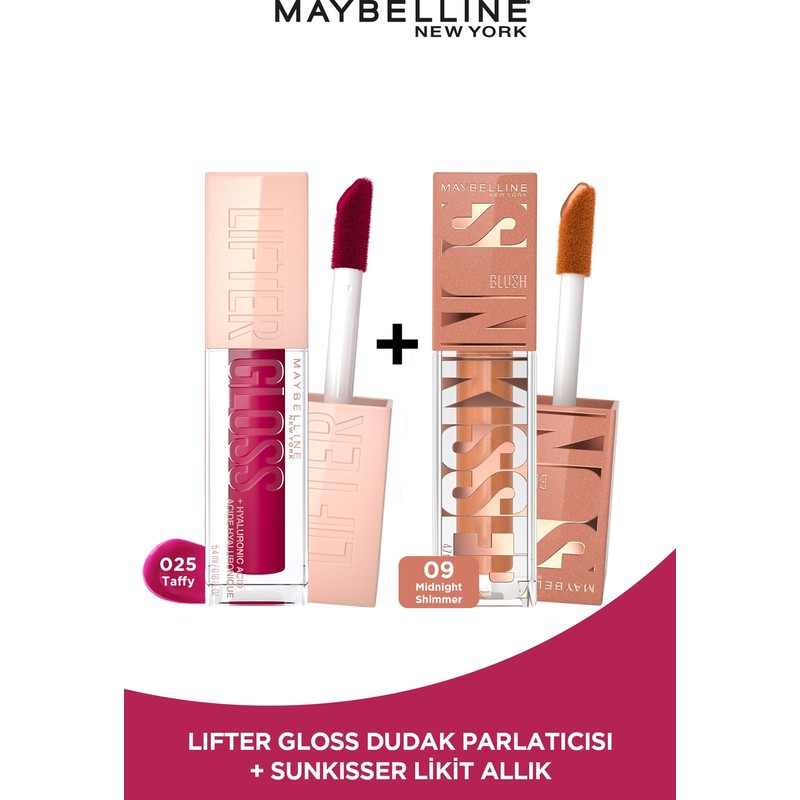 Maybelline New York Maybelline Lifter Gloss 25 Taffy + Maybelline Sunkisser Blush 09 Midnight