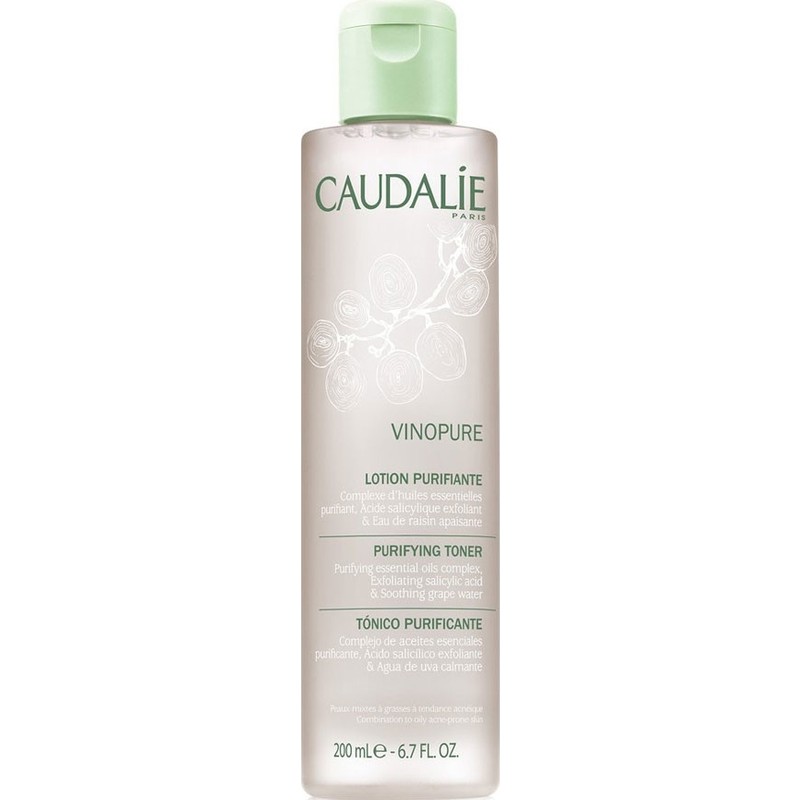 Caudalie Vinopure 200 ml Arındırıcı Tonik Salisilik Asit ile Karma Ciltler İçin Ferahlatıcı Etki