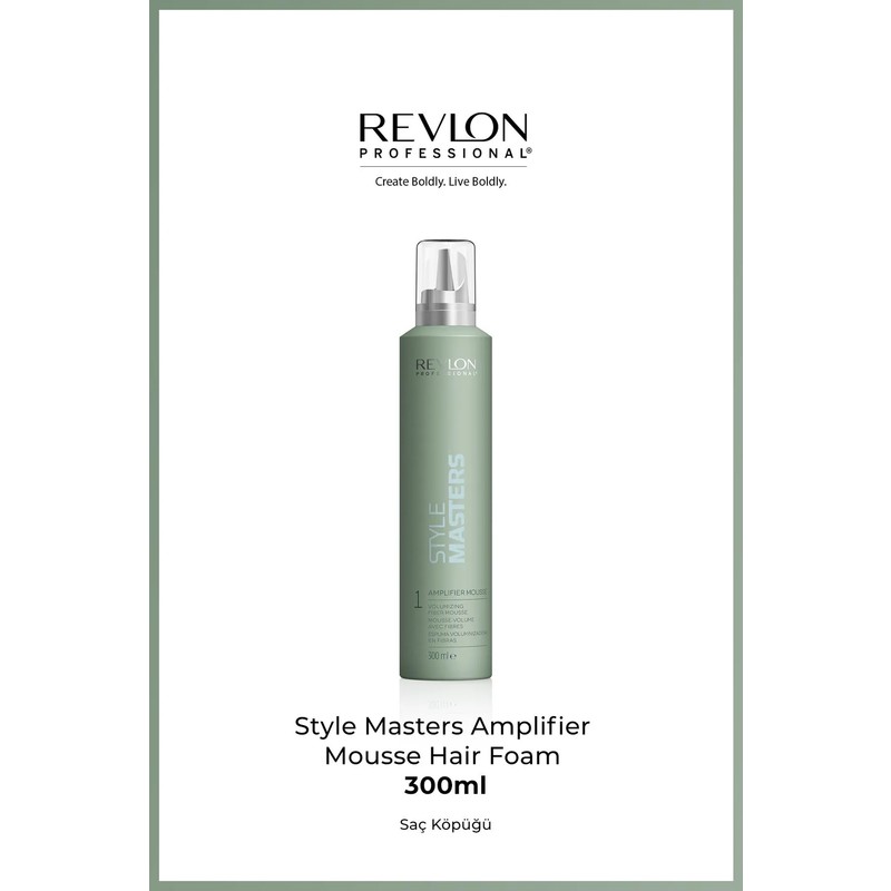 Revlon Style Masters 300 ml Amplifier Mousse Hacim Verici Köpük Saç Bakım Ürünü İle Dolgunluk Kazanın
