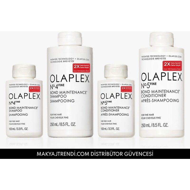OLAPLEX Home & Away Fine Hair Daily Ritual Kit Set - İnce Telli Saçlar İçin Şampuan & Saç Kremi Seti