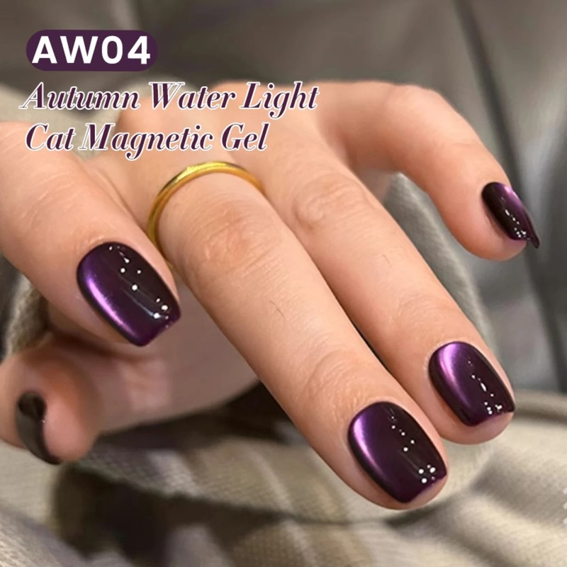 Born Pretty Autumn Water Light(Purple Mystery)/sonbahar Işıltısı Kedi Gözü Kalıcı OJE(AW04)-10ML