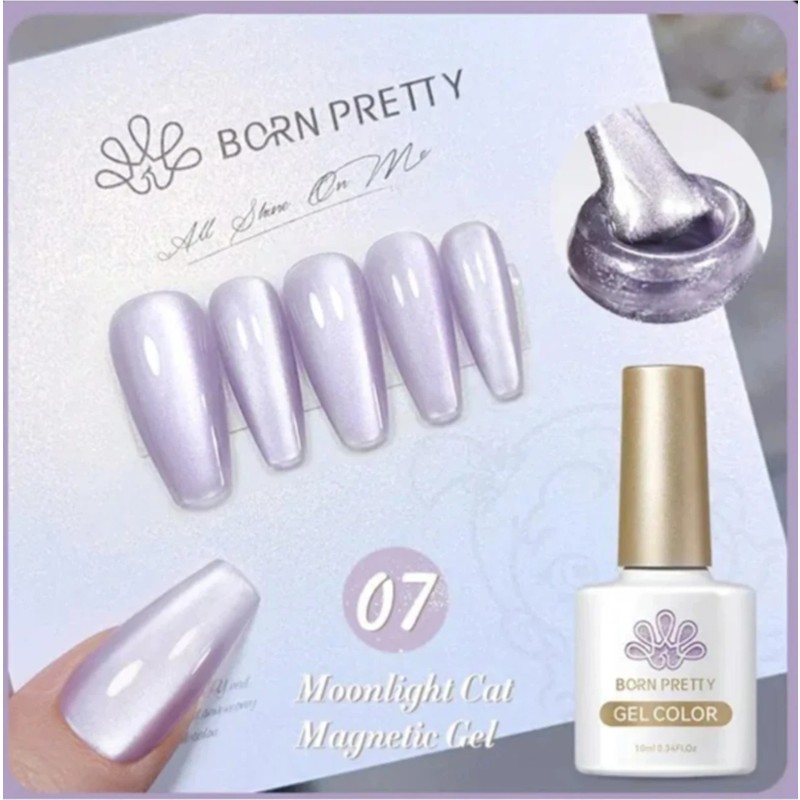 Born Pretty Moonlight Cat Magnetic Gel/ay Işıltısı Kedi Gözü Kalıcı OJE(07)-10ML