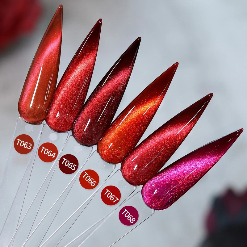 Born Pretty Red Cat Eye Gel/kırmızı Kedi Gözü Kalıcı OJE(T068)-15ML