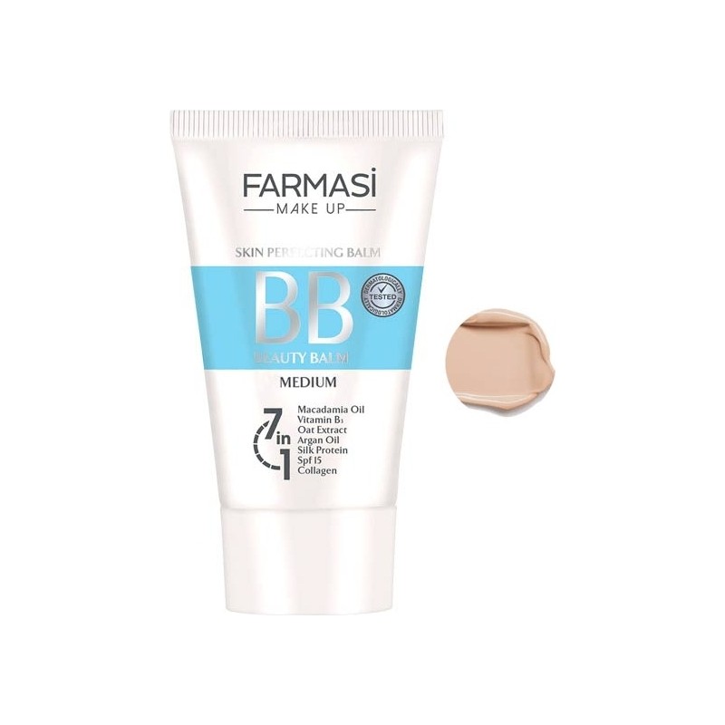Farmasi BB Krem Orta 50 ml Tüm Cilt Tipleri İçin SPF 15 Koruma Sağlayan Nemlendirici