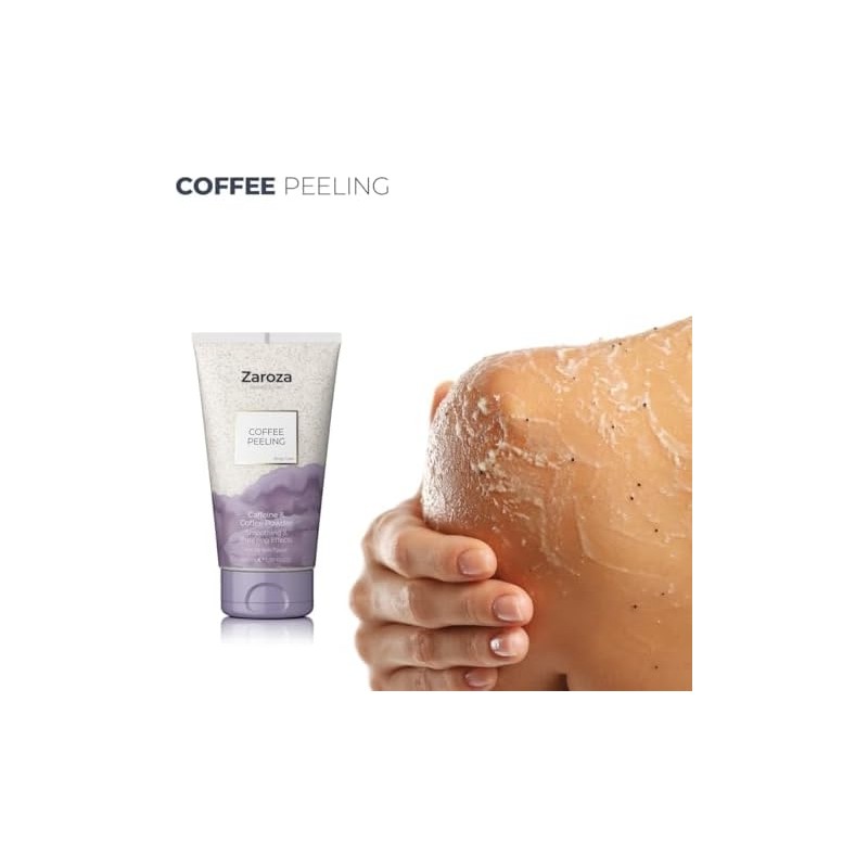 Zaroza Arındırıcı ve Besleyici Vücut Peelingi Kahve & Kafein & Kayısı Çekirdeği 150 ml
