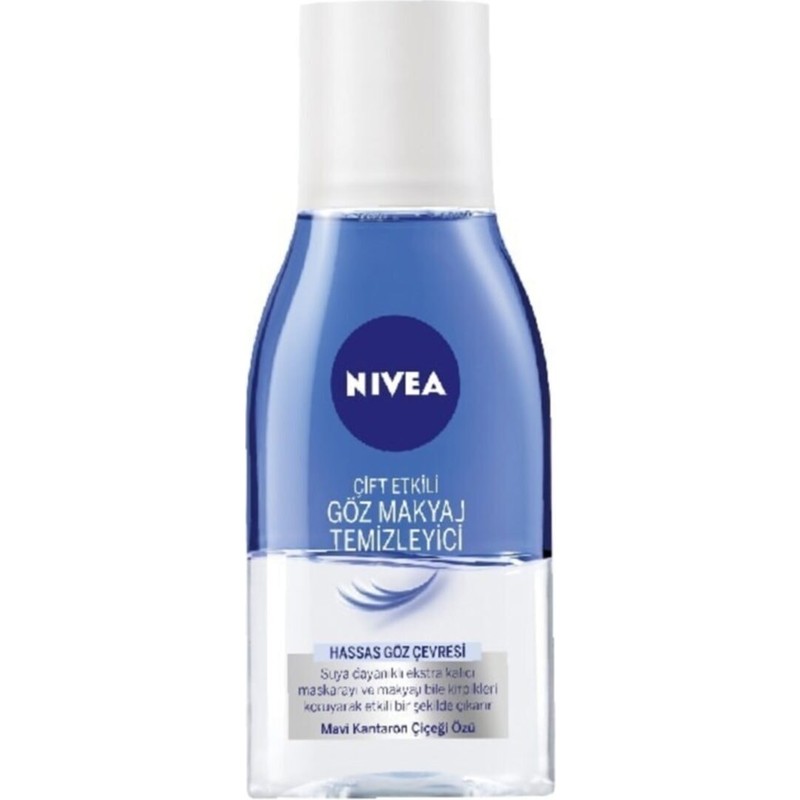Nivea Çift Etkili Göz Makyaj Temizleyicisi 125 Ml Hassas Göz Çevresi İçin Özel Formül