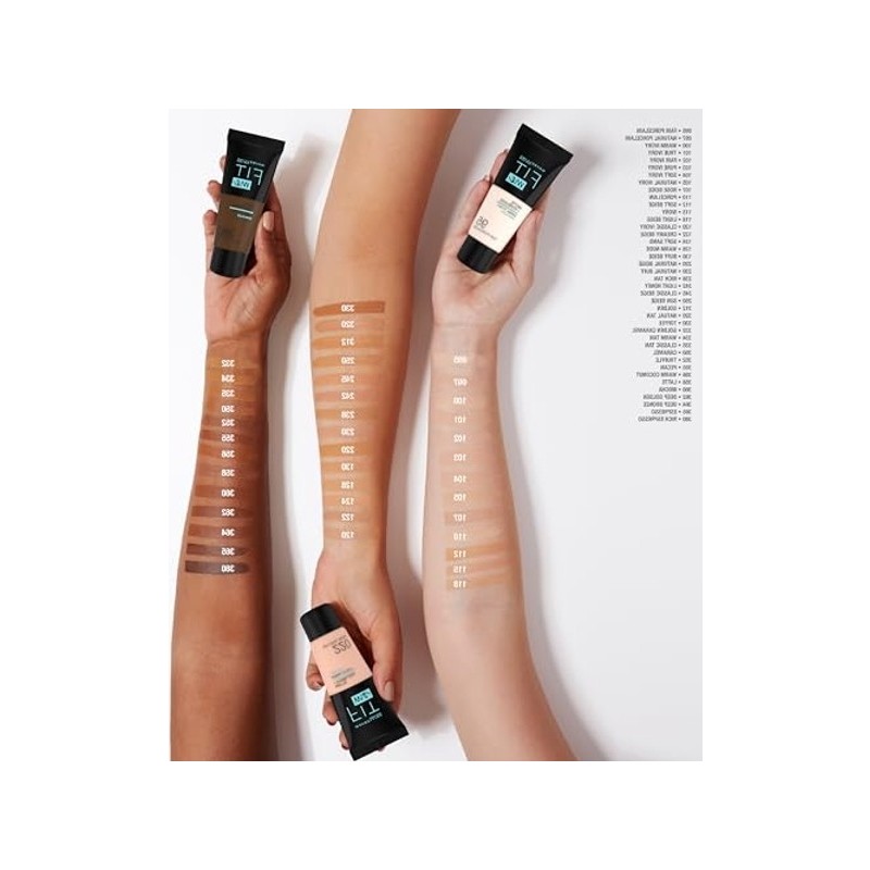 Maybelline New York Fit Me Matte+Poreless Fondöten - 110 Porcelain (30 Ml)