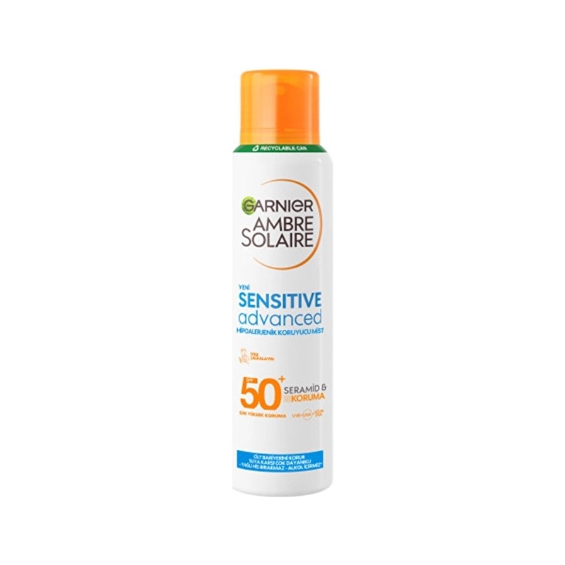 Garnier Ambre Solaire Sensitive Advanced Hipoalerjenik Spf 50+ Güneş Koruyucu Mist 150 ml