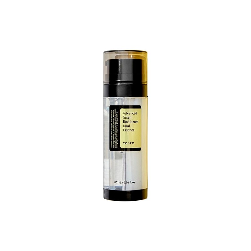 Cosrx Advanced Snail Radiance Dual Essence 80 ml – Salyangoz Özlü, Nemlendirici & Işıltı Veren Yüz Kremi