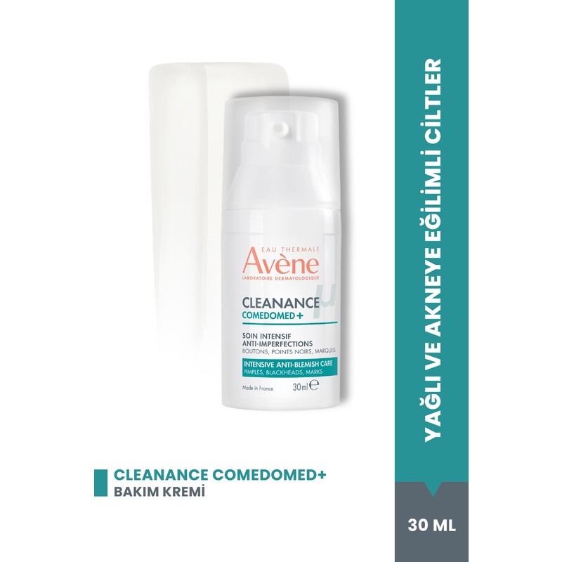 Avene Cleanance Comedomed+ Yoğun Bakım Kremi 30 ml Onarıcı Etki Niacinamide İçerikli Tüm Cilt Tipleri İçin