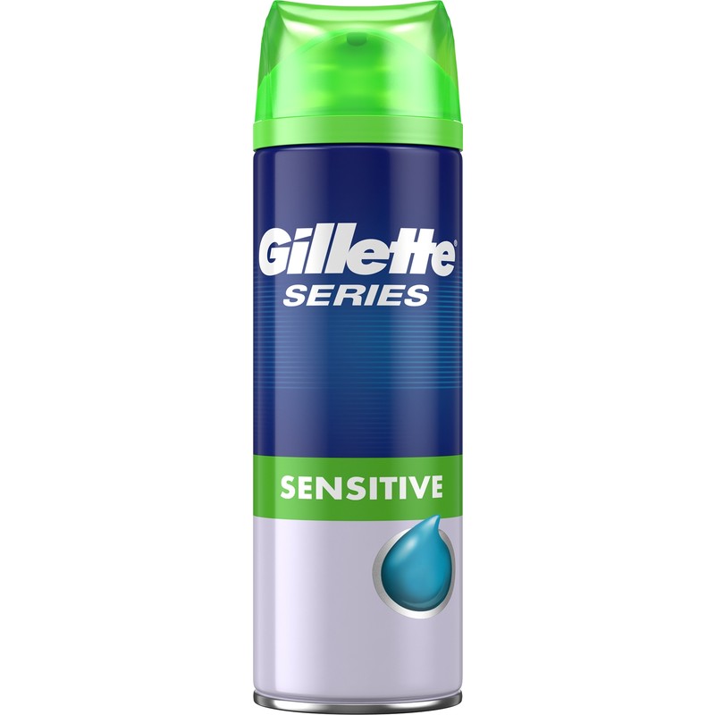 Gillette Hassas Tıraş Jeli Aloe Vera İçeren 200 ml Rahatlatıcı Koku ile