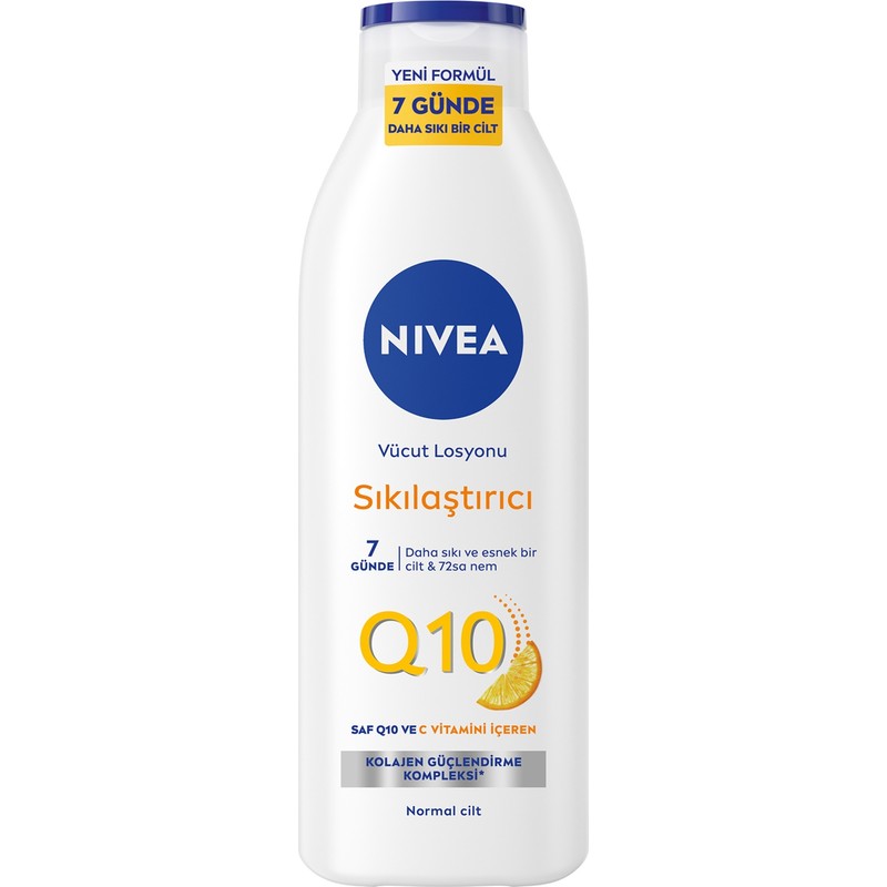 Nivea Q10 Sıkılaştırıcı Vücut Losyonu 250 ml 7 Günde Daha Sıkı Cilt İçin Bakım Etkisi