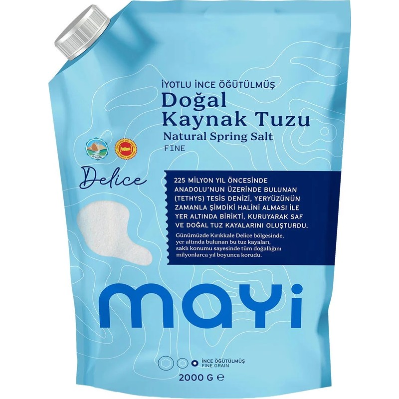 Mayi Tuz İyotlu İnce Kaynak Tuzu 2000 gr