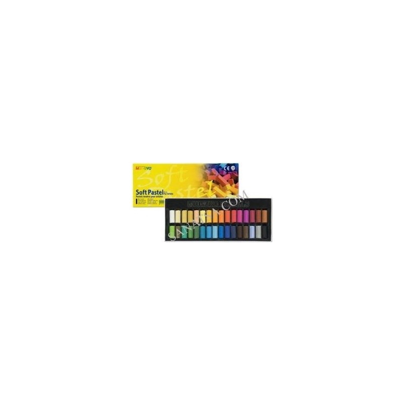 Mungyo 12'li Yarım Boy Toz Pastel (soft Pastel) Set / MPS-12